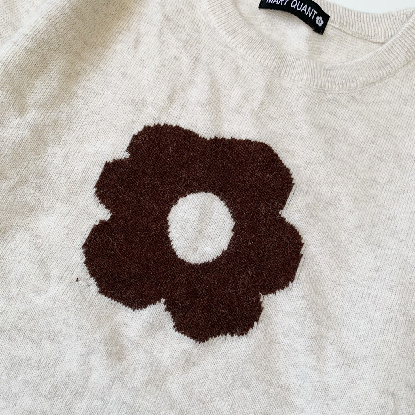 Mary quant flower sweater
