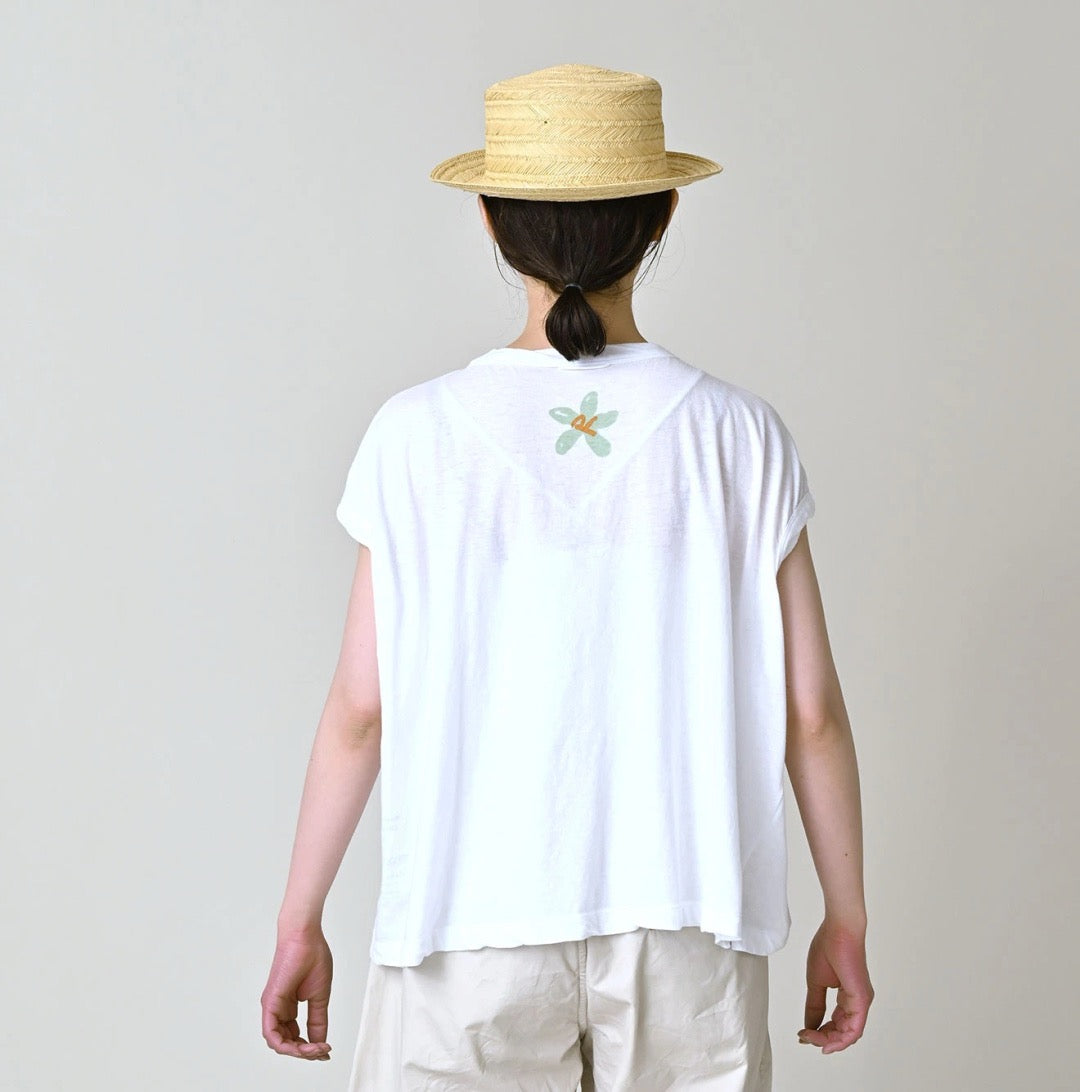 45R flower pattern tee