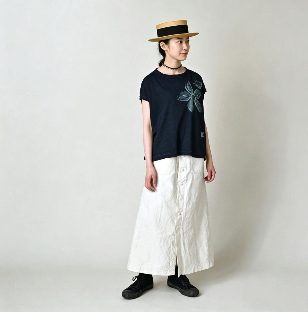 45R flower pattern tee