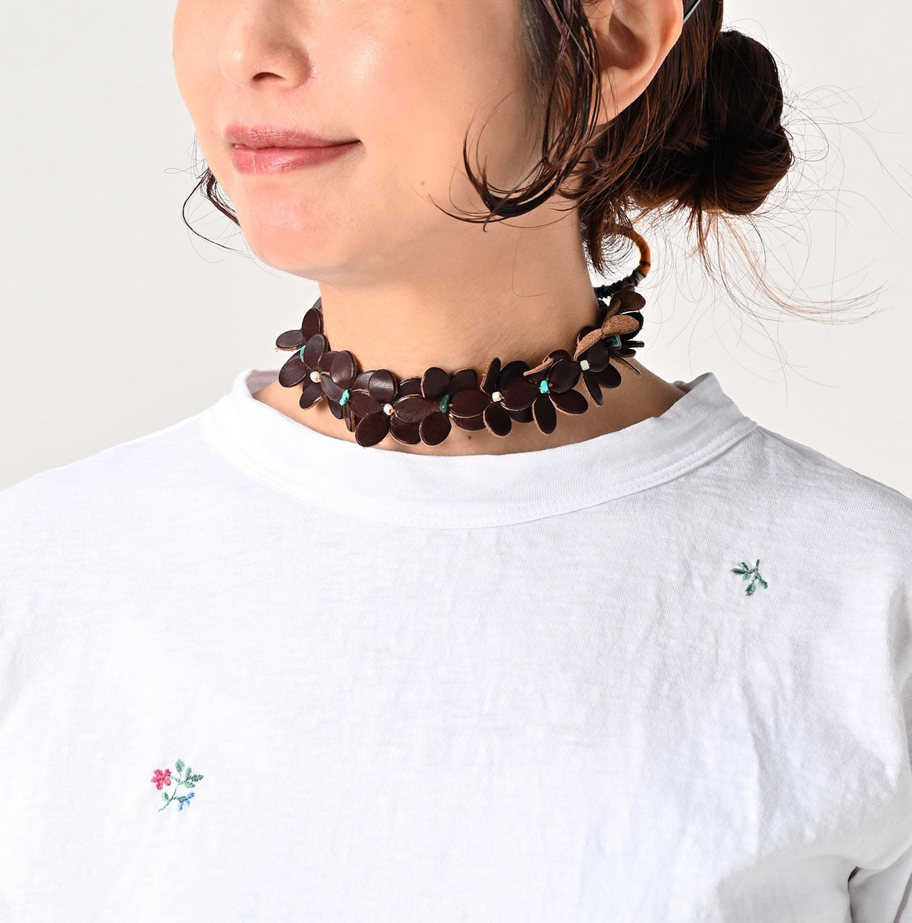 45R flower刺繡tee&nbsp;
