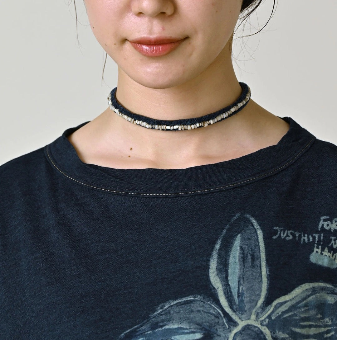 45R flower pattern tee