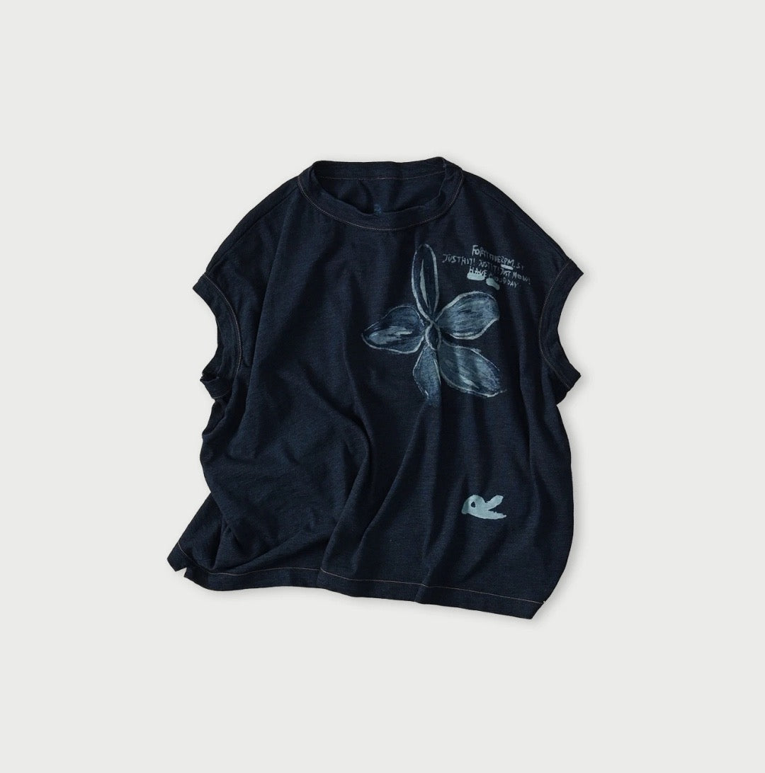 45R flower pattern tee