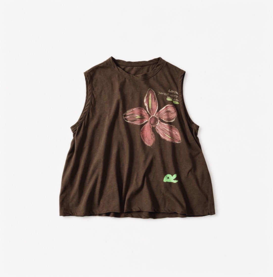 45R flower pattern tee