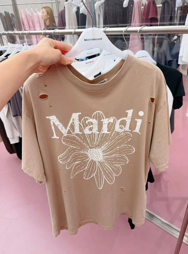 Mardi Mercredi 破洞tee