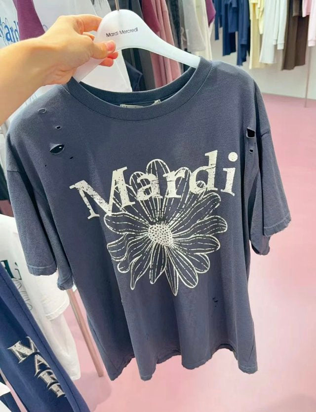 Mardi Mercredi 破洞tee