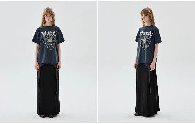 Mardi Mercredi 破洞tee
