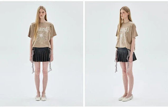 Mardi Mercredi 破洞tee