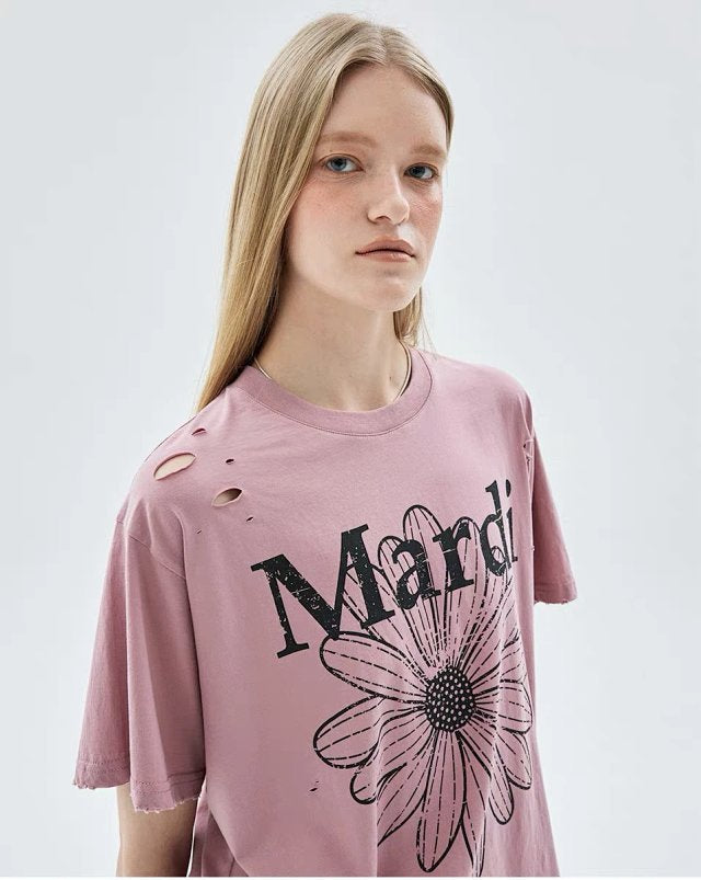 Mardi Mercredi 破洞tee