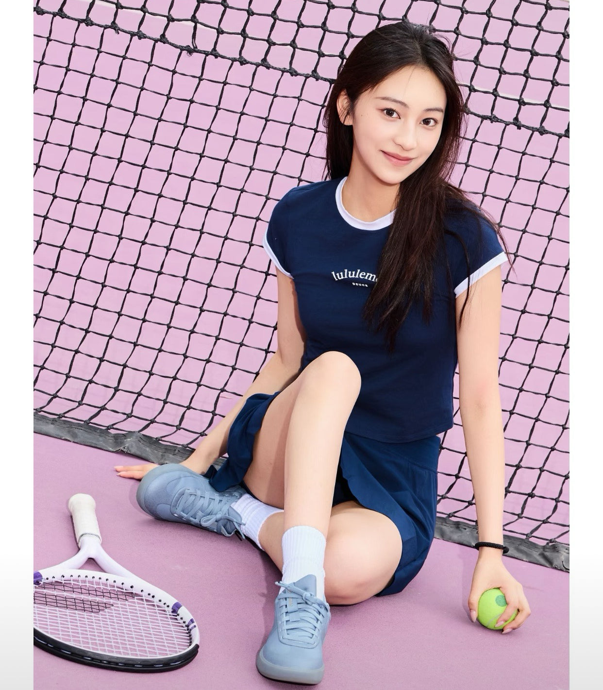 Lululemon 撞色tee