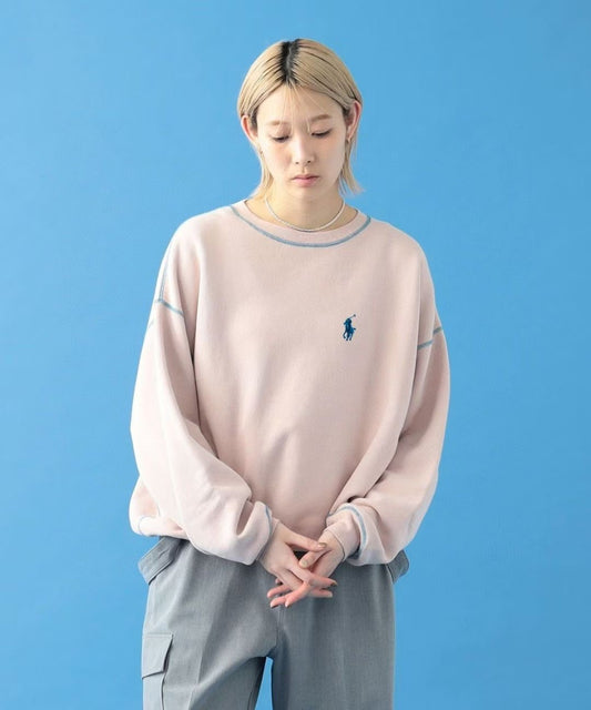 Polo撞色衛衣