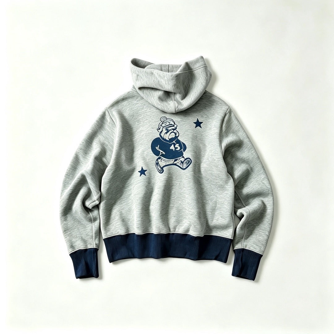 45R撞色hoodies jacket