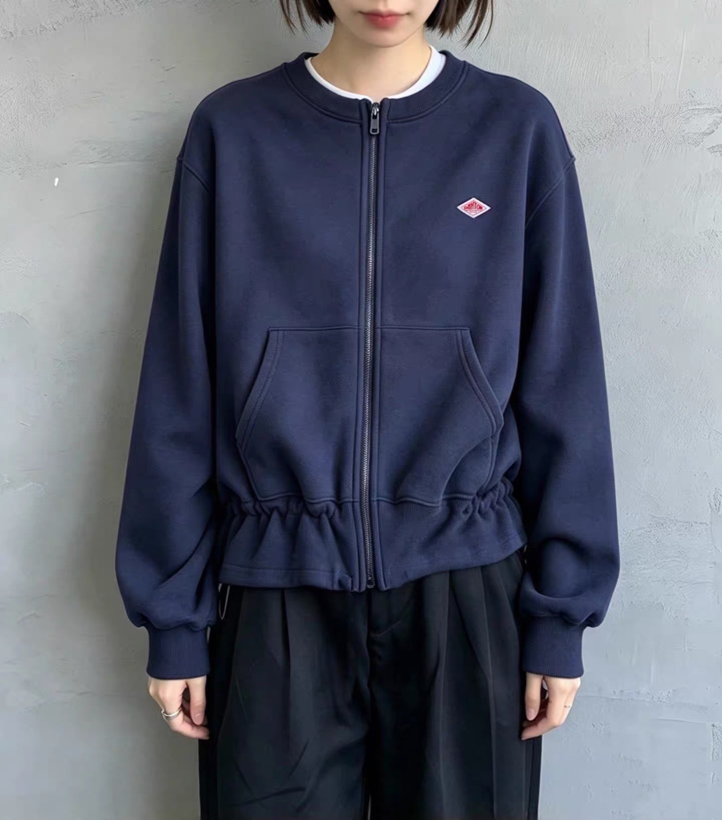 Danton荷葉邊衛衣外套