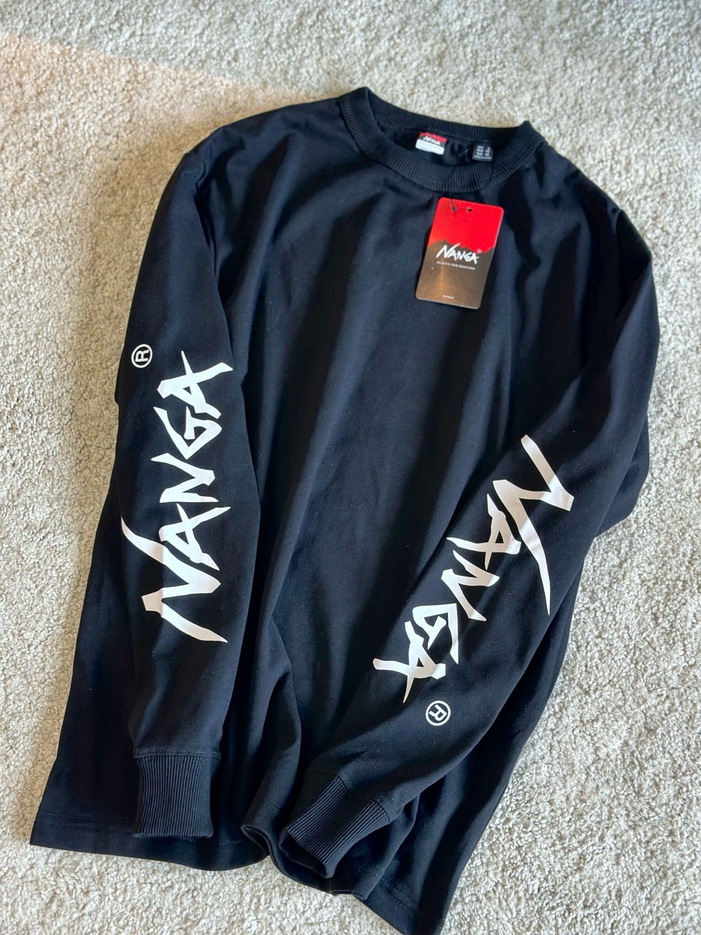 Nanga eco hybird logo tee