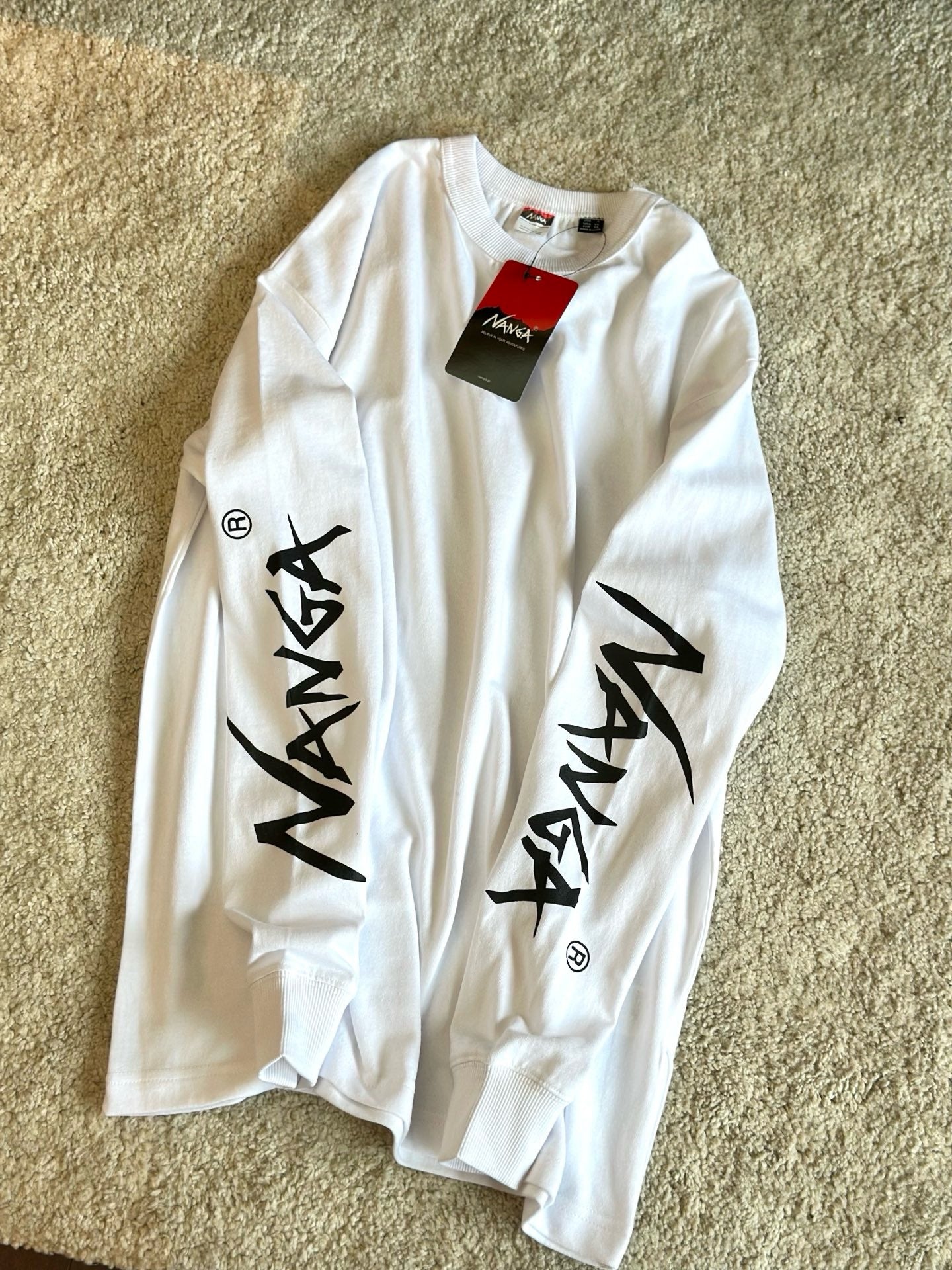 Nanga eco hybird logo tee