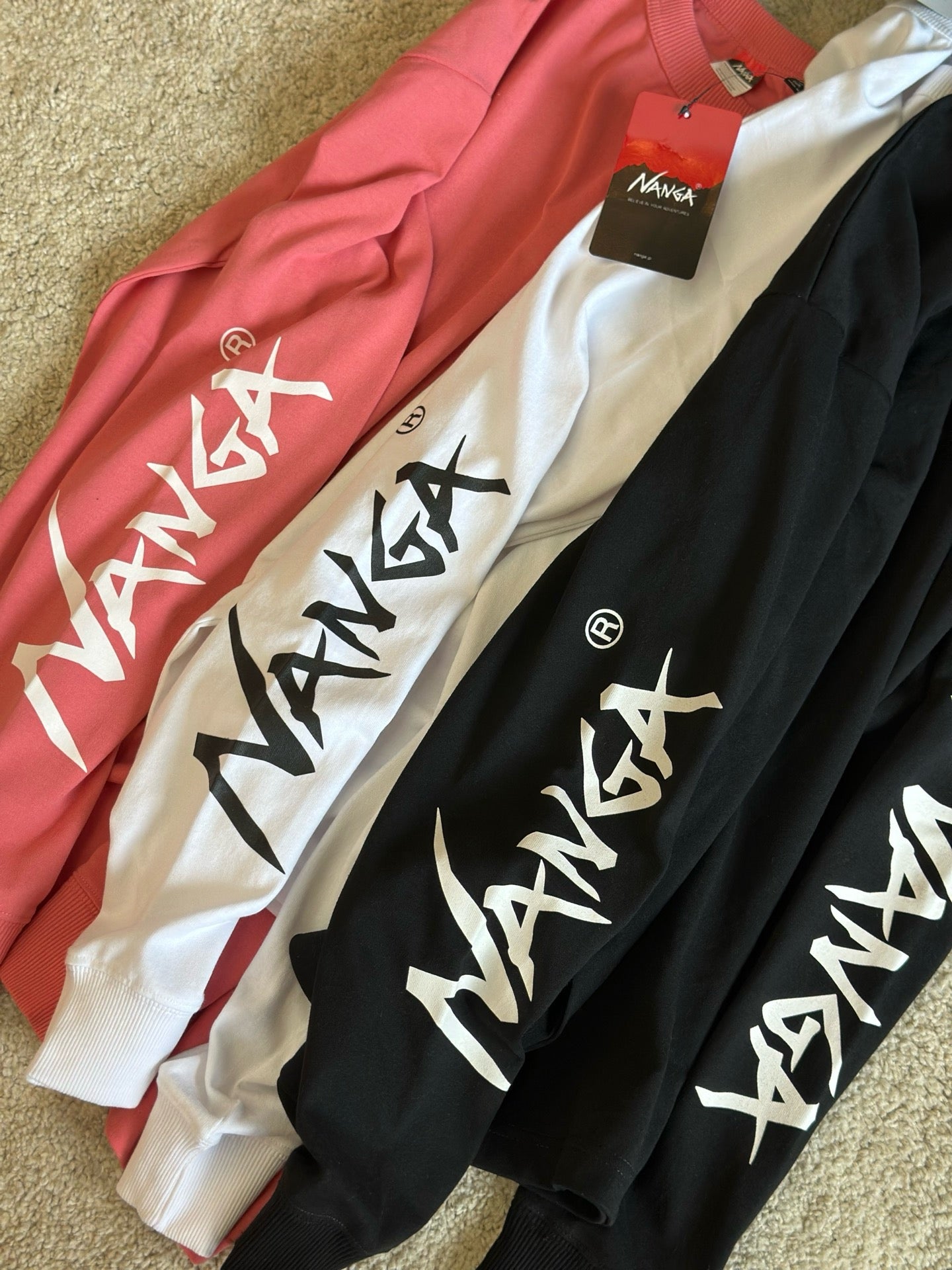 Nanga eco hybird logo tee