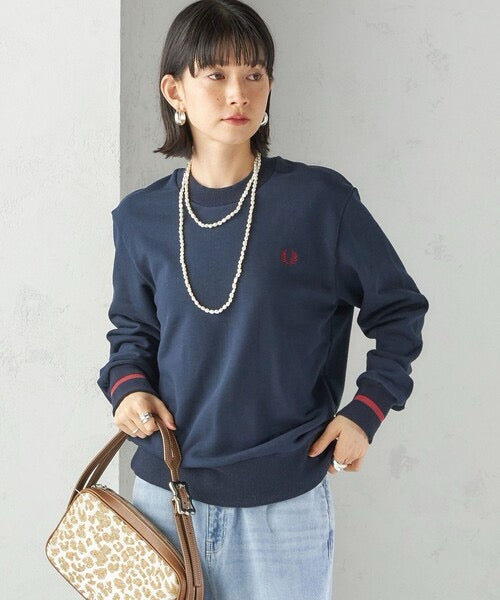 Fred perry 撞色衛衣