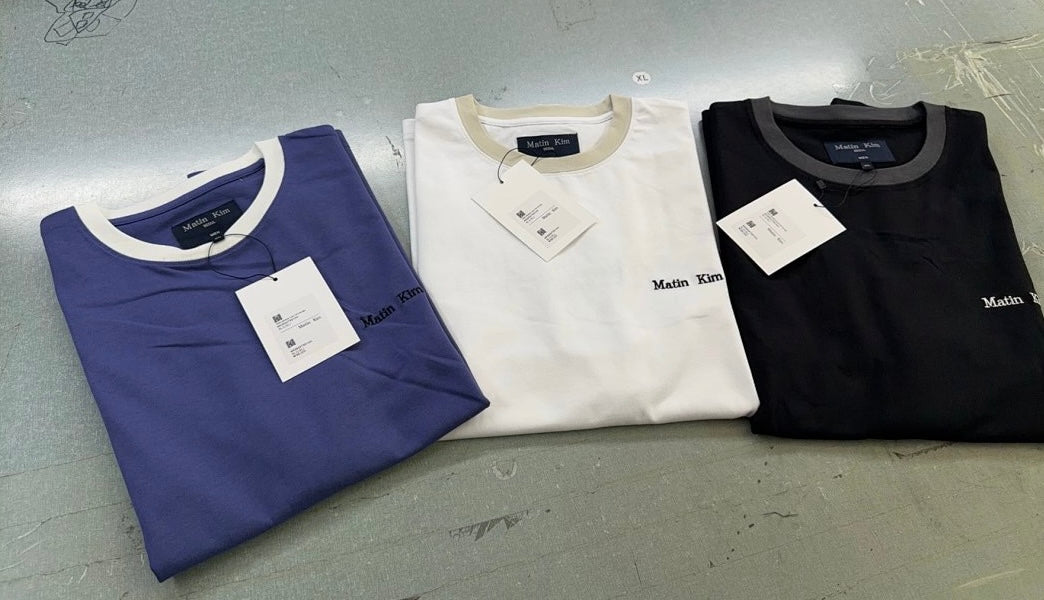Matin Kim 撞色tee