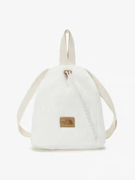 TNF 仿兔毛斜咩手挽袋