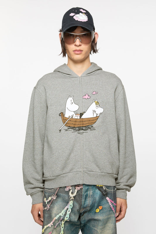 Acne studios x moomin zip hoodies