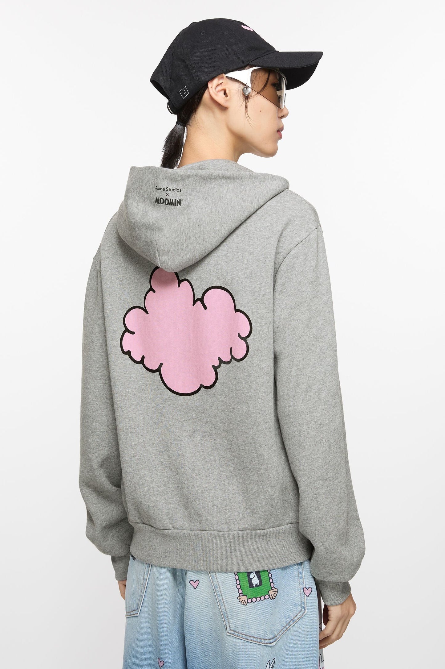 Acne studios x moomin zip hoodies
