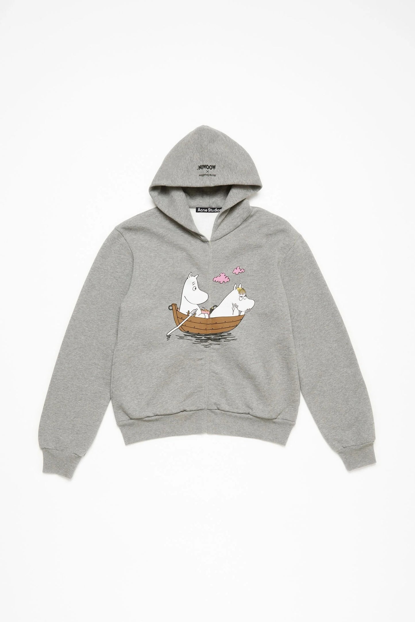 Acne studios x moomin zip hoodies