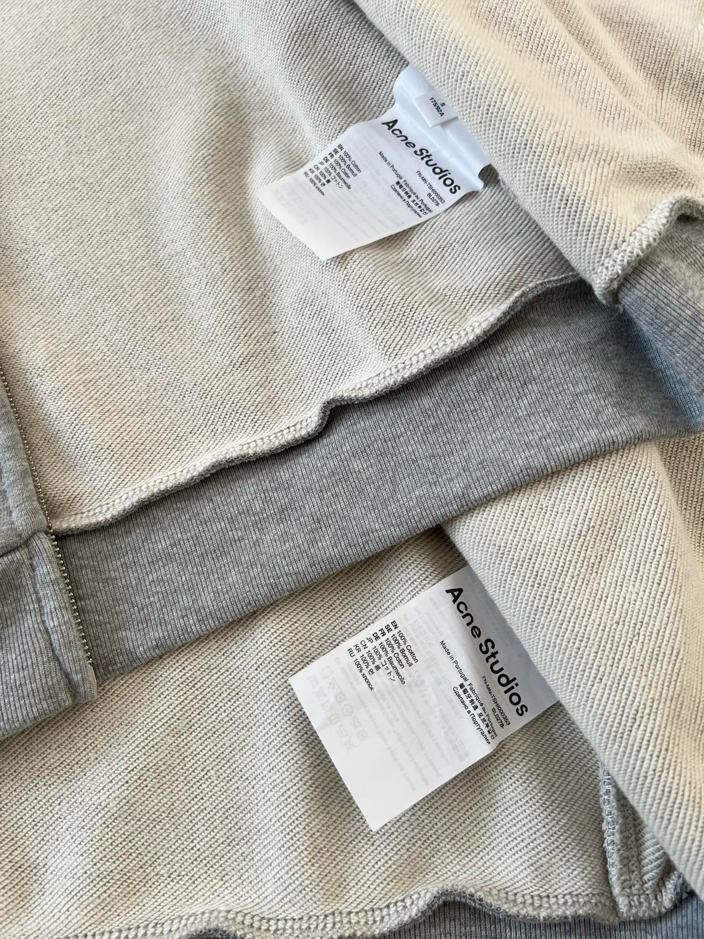 Acne studios x moomin zip hoodies
