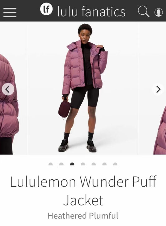 Lululemon 羽絨