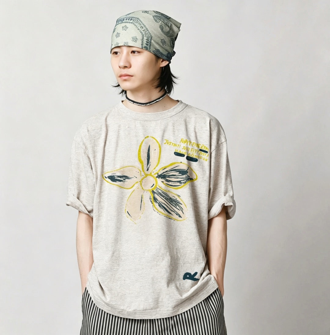45R flower tee