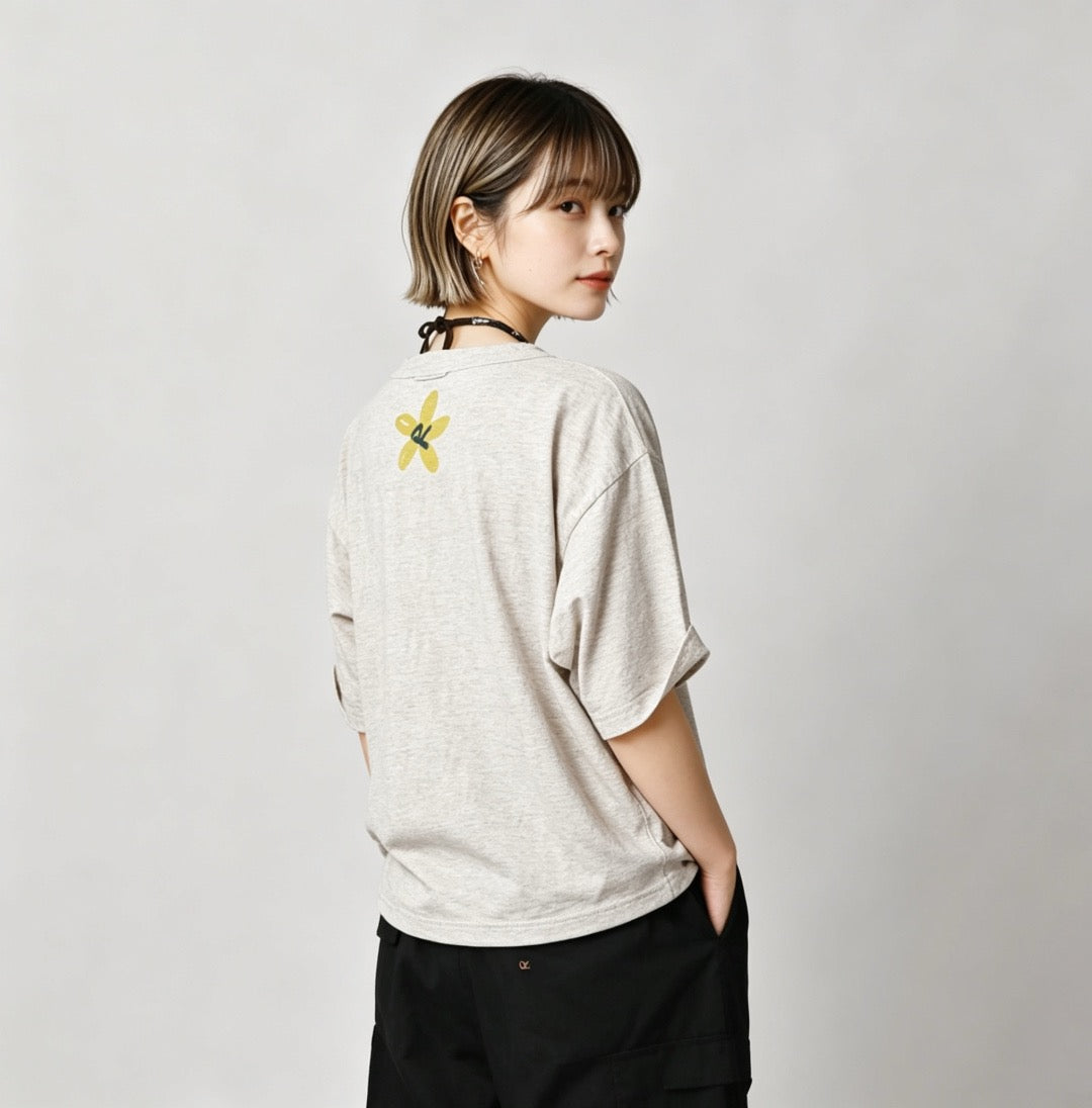 45R flower tee