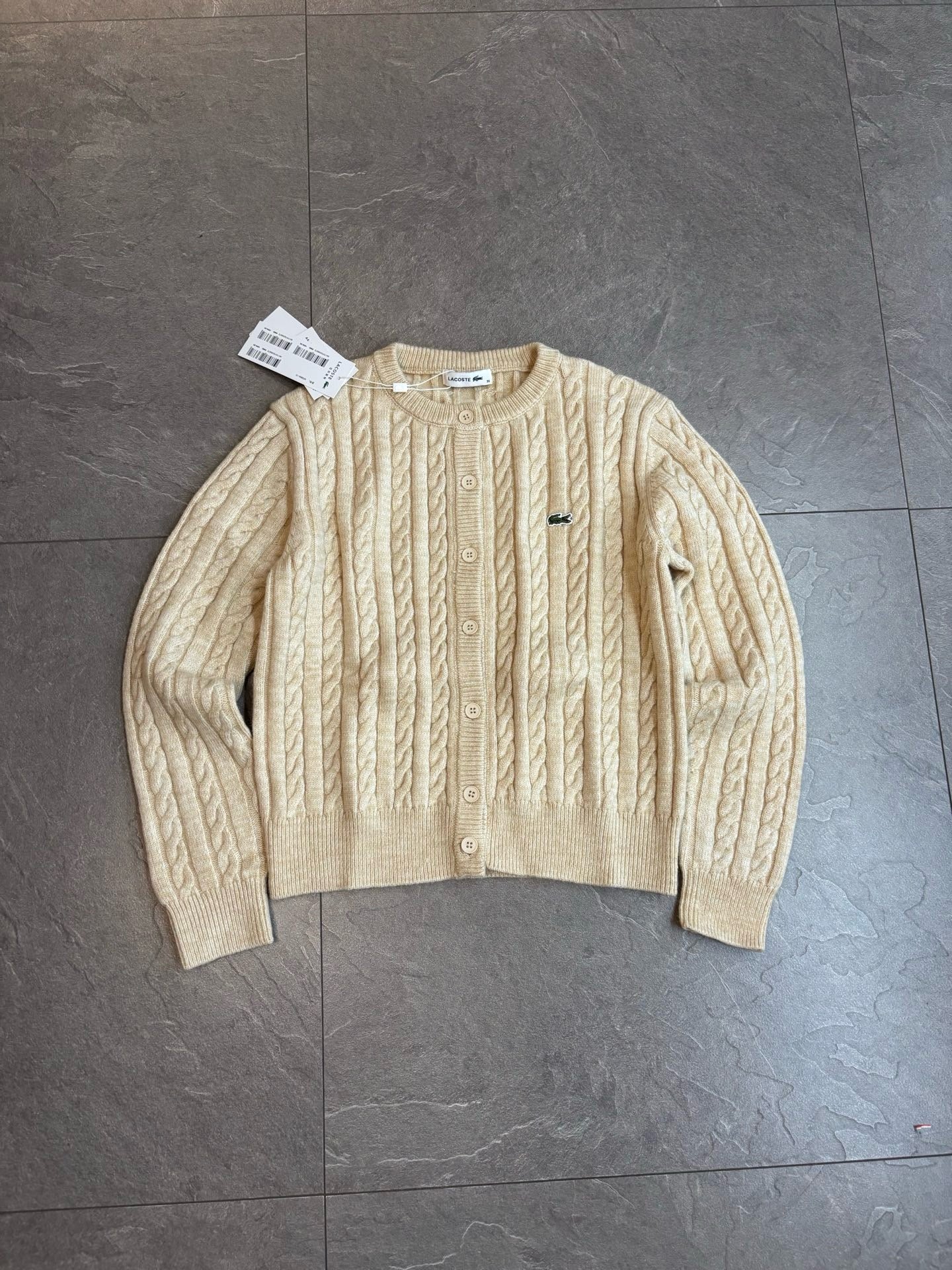 Lacoste 針織cardigan