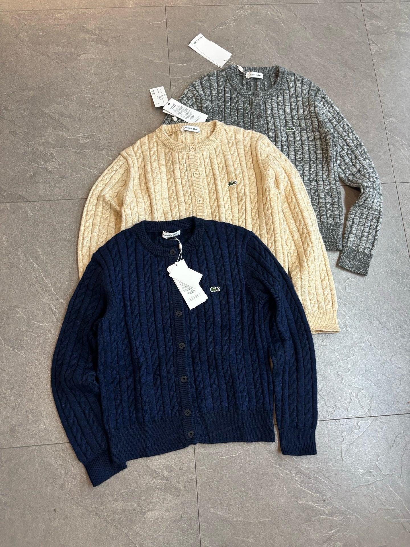 Lacoste 針織cardigan