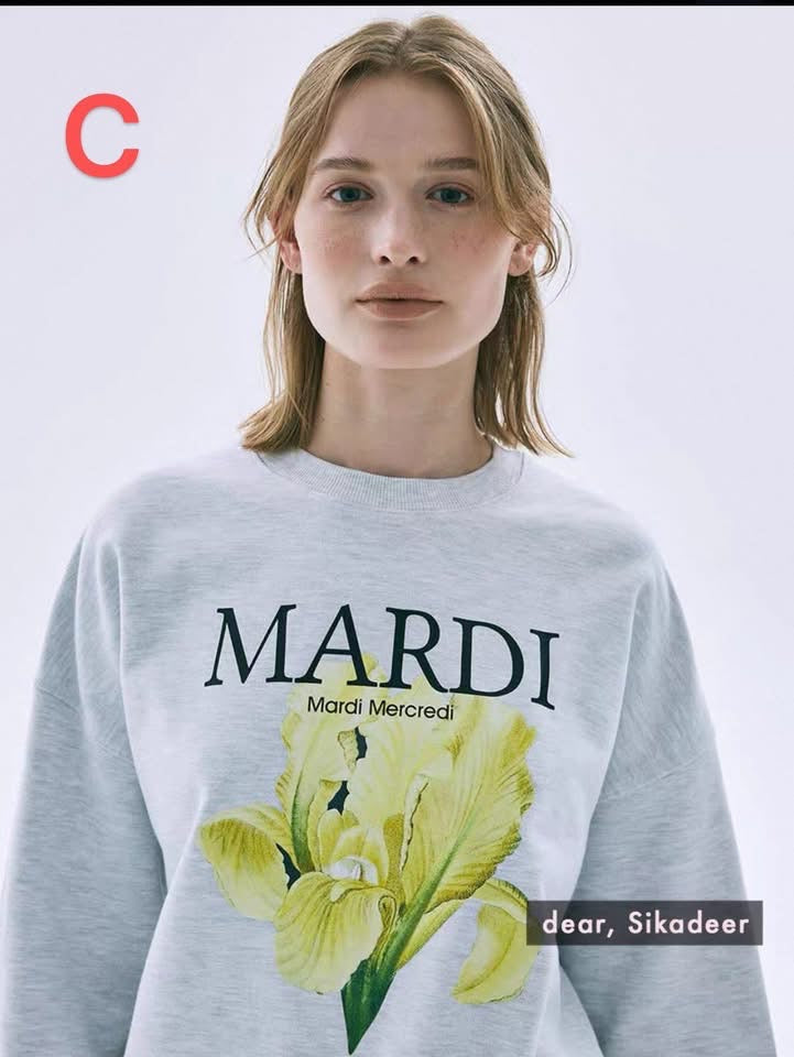 Mardi Mercredi flower tee