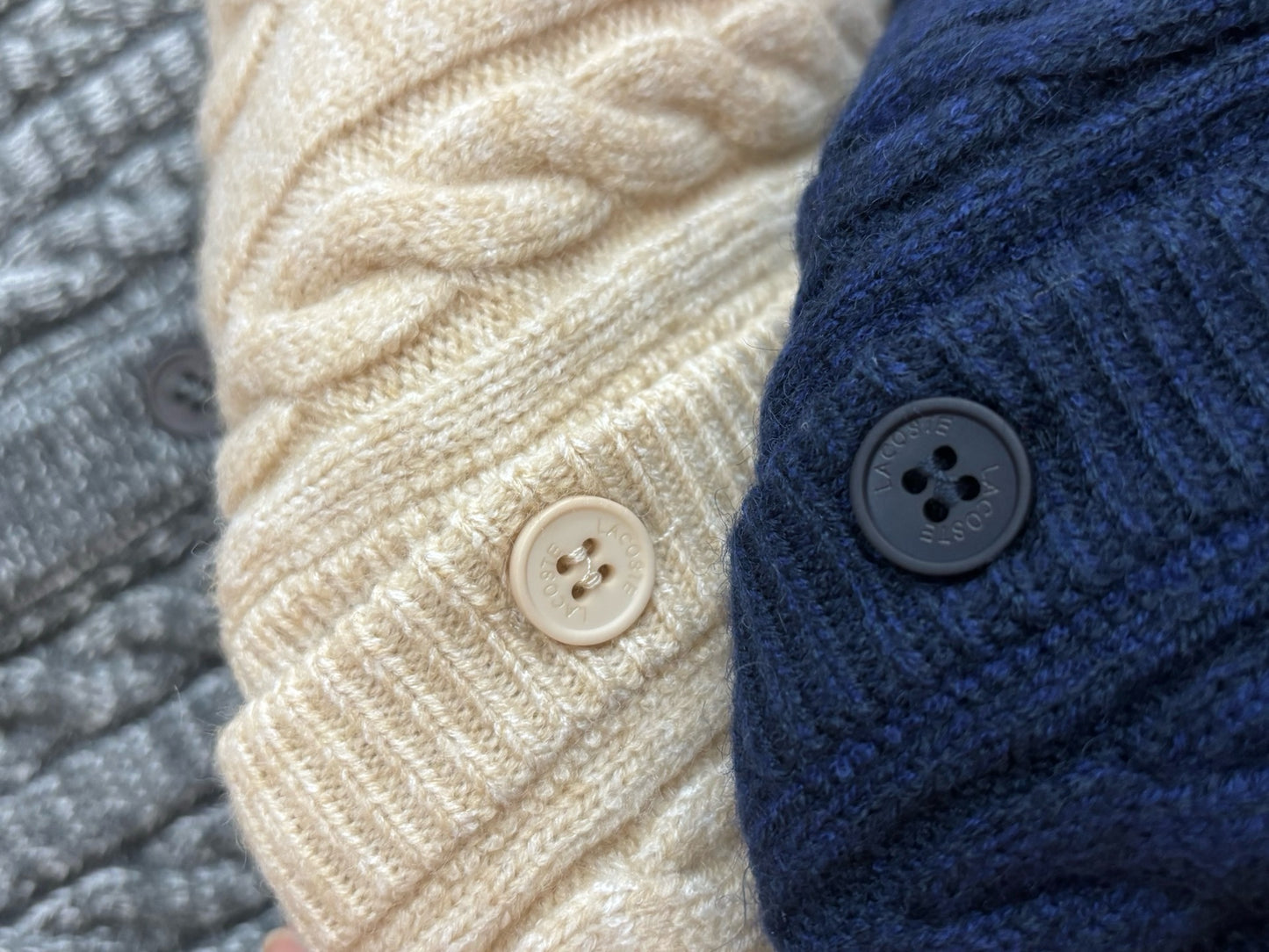 Lacoste 針織cardigan