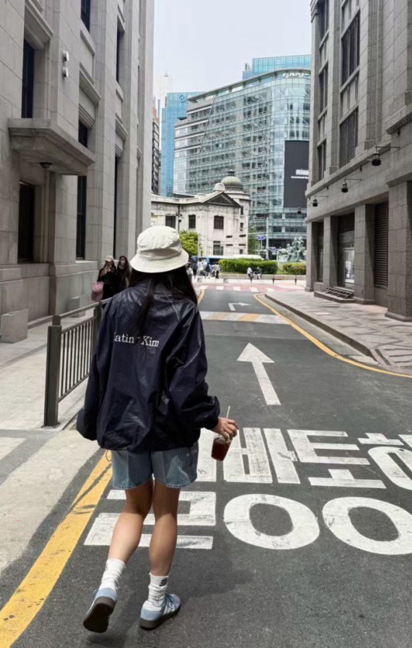 Matin kim 亮面jacket