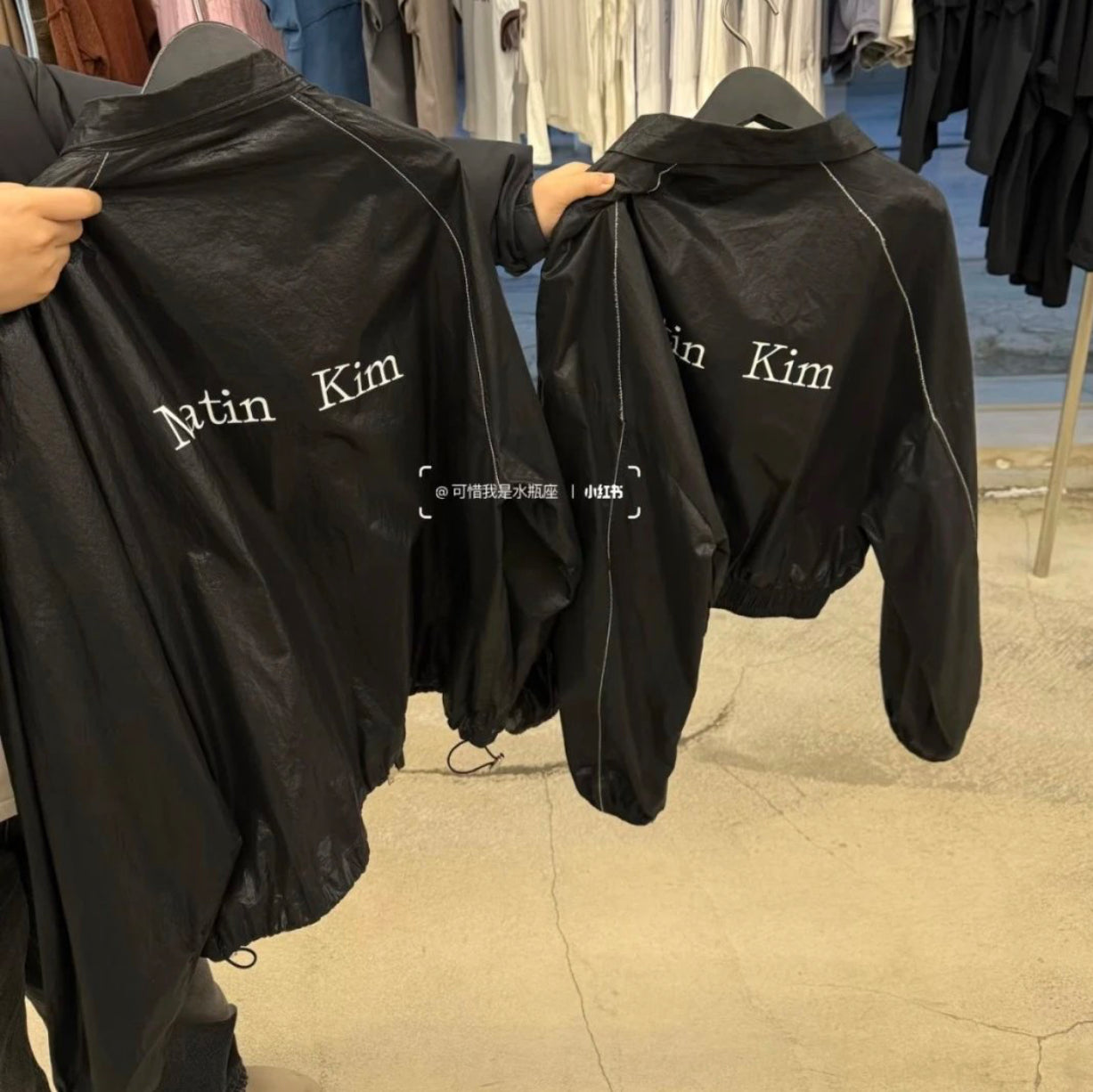 Matin kim 亮面jacket
