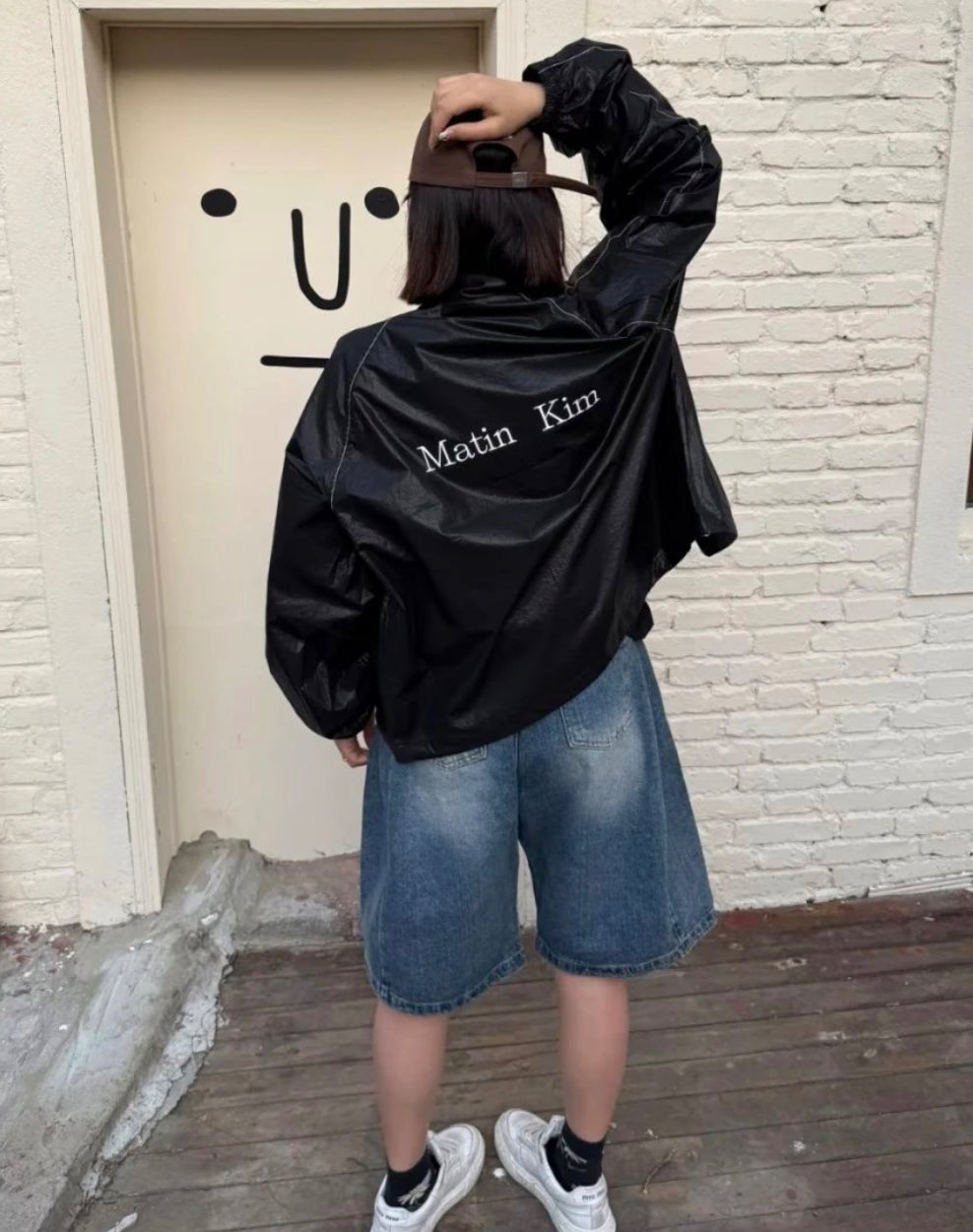 Matin kim 亮面jacket