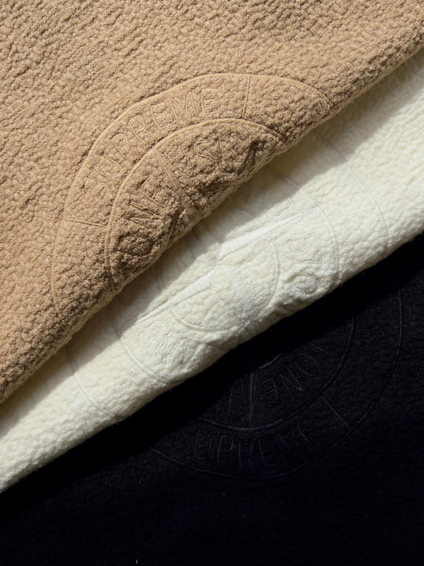 Supreme x stone Island 刺繡cardigan