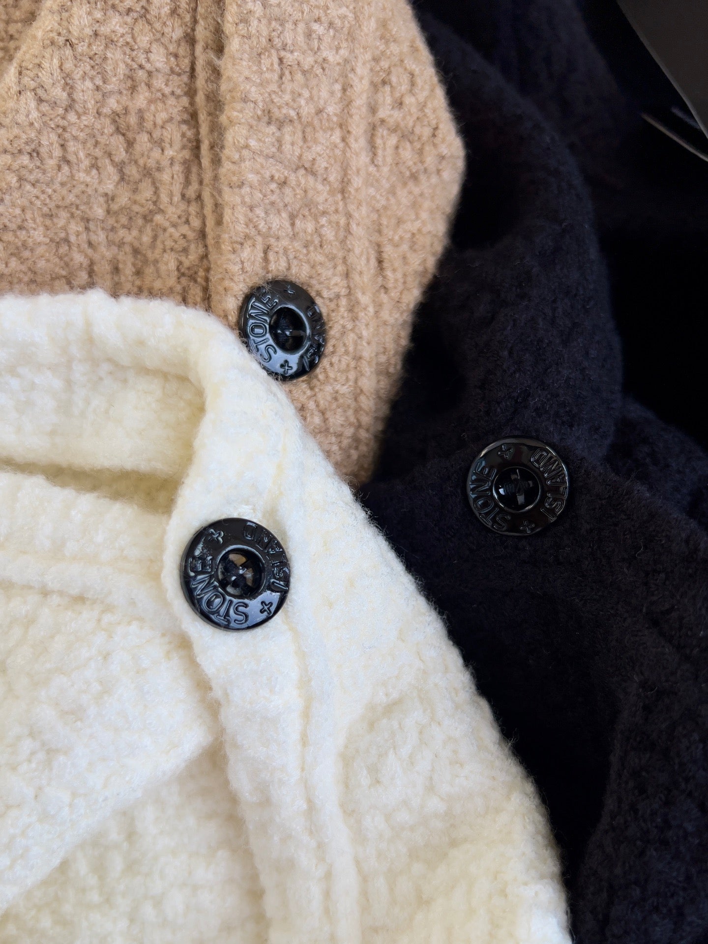 Supreme x stone Island 刺繡cardigan