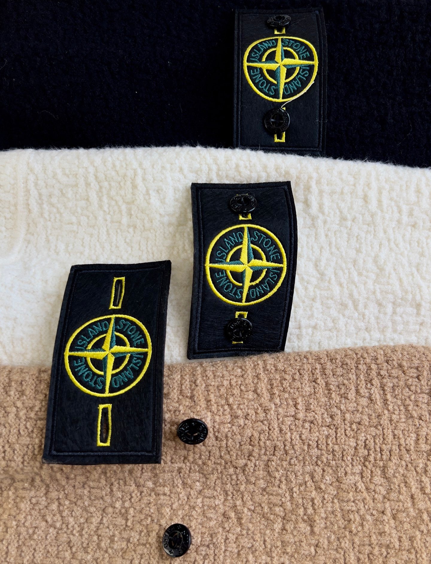 Supreme x stone Island 刺繡cardigan