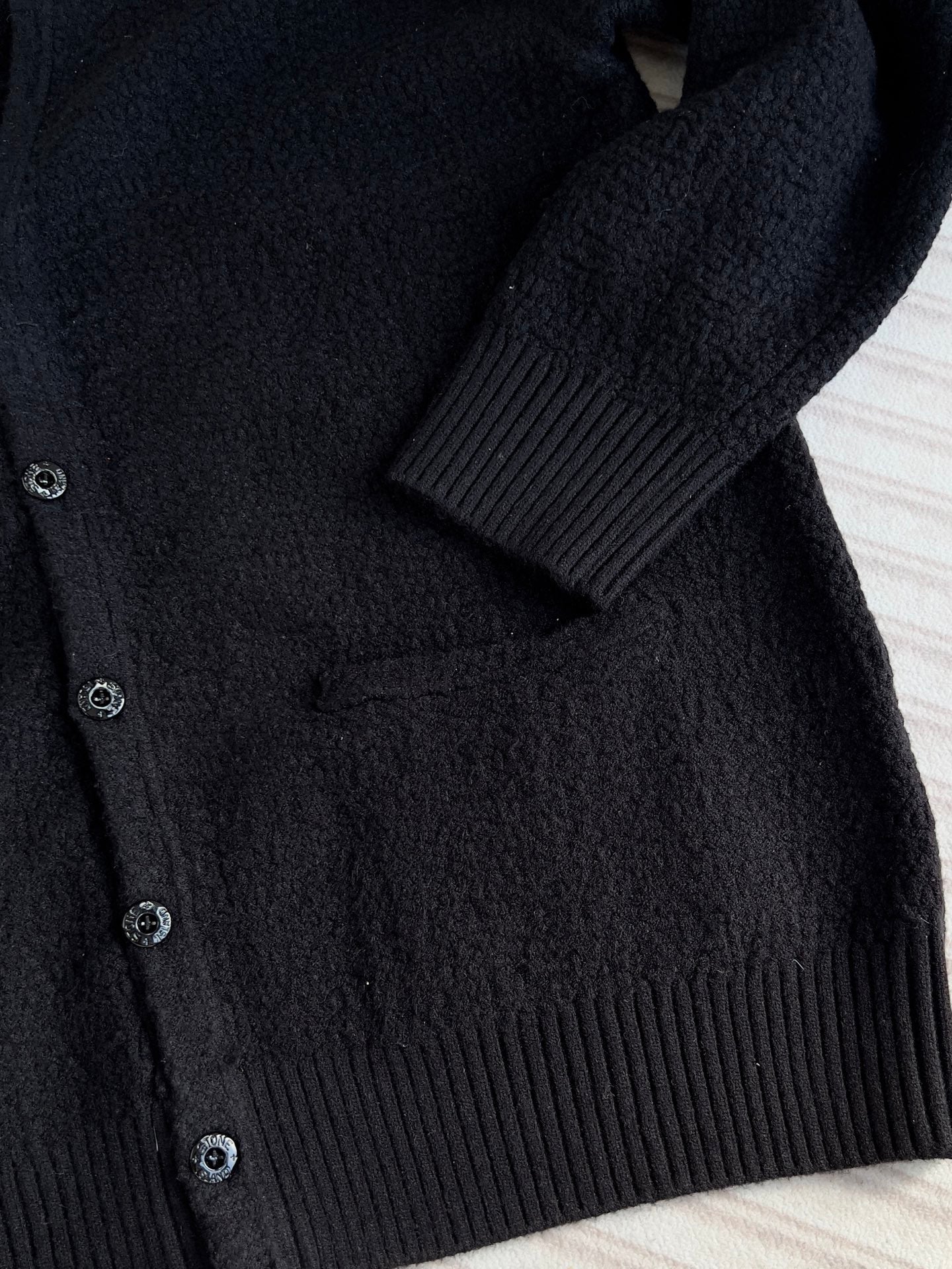 Supreme x stone Island 刺繡cardigan