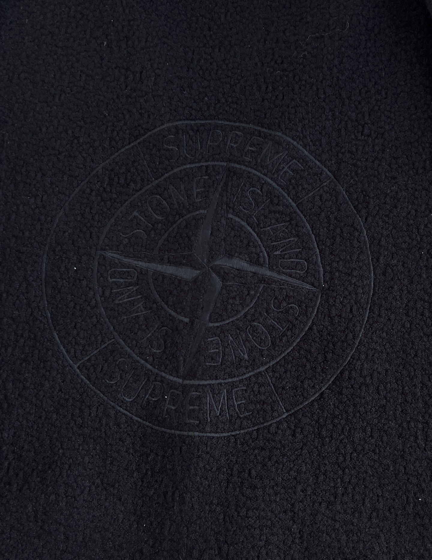 Supreme x stone Island 刺繡cardigan