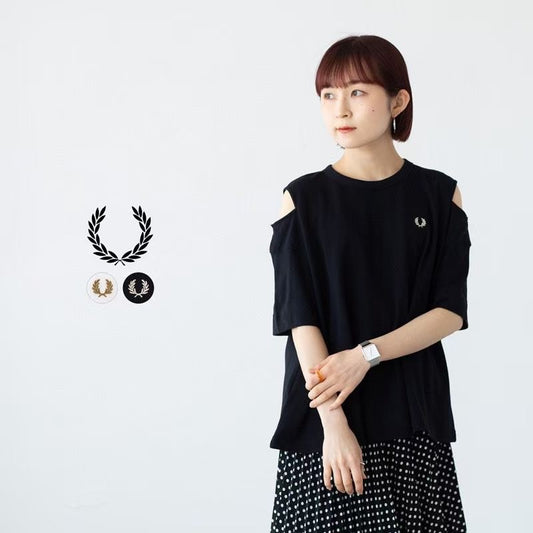 Fred Perry露肩tee