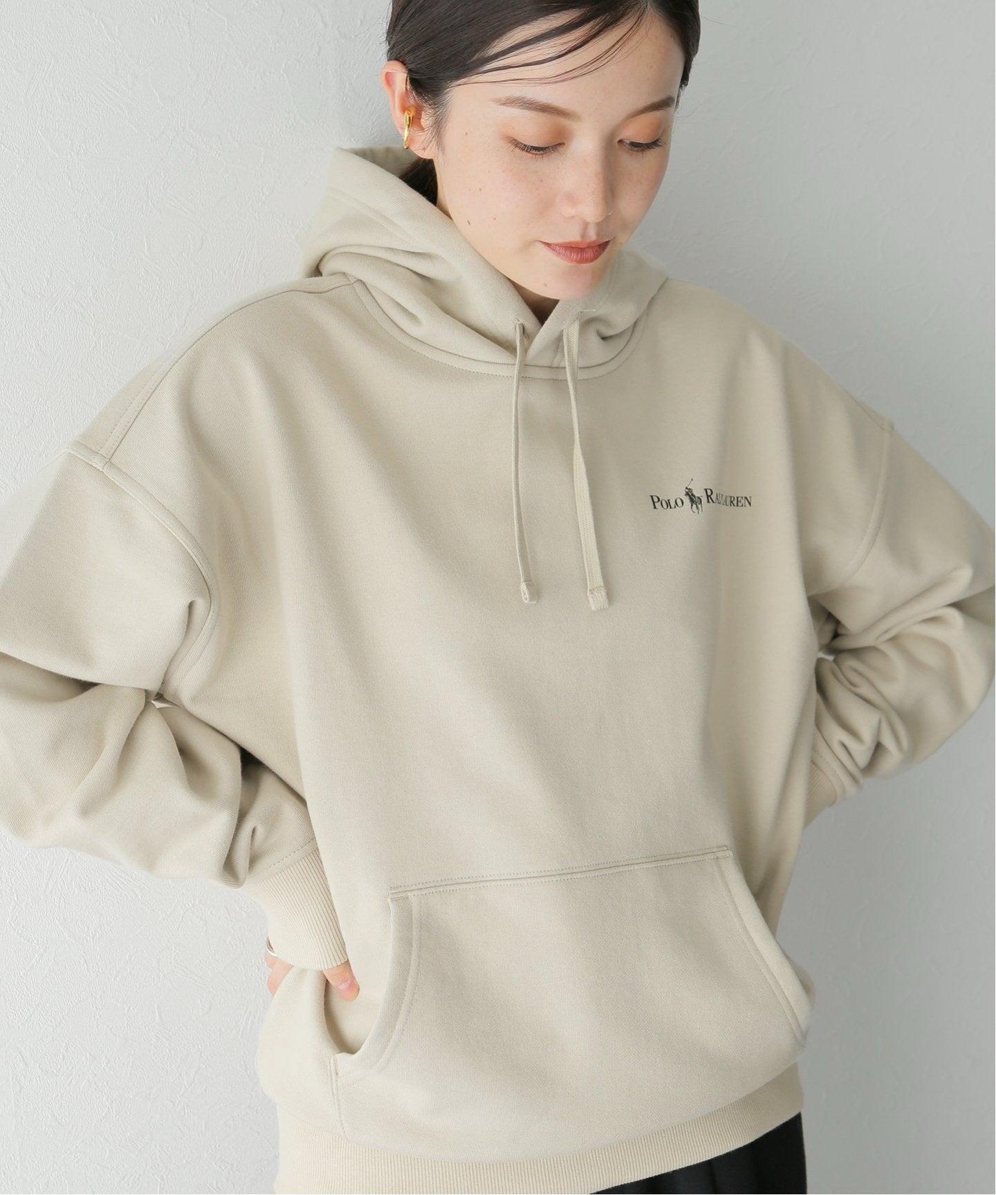 Polo logo印花hoodies