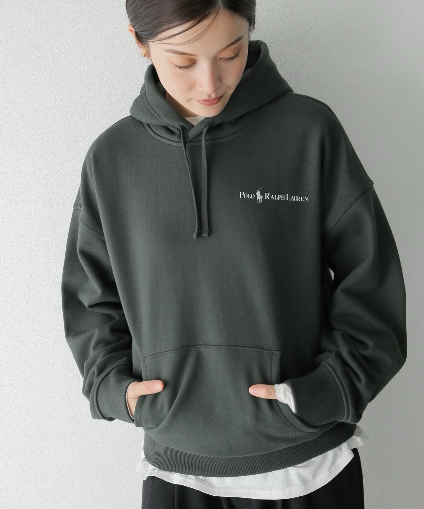 Polo logo印花hoodies