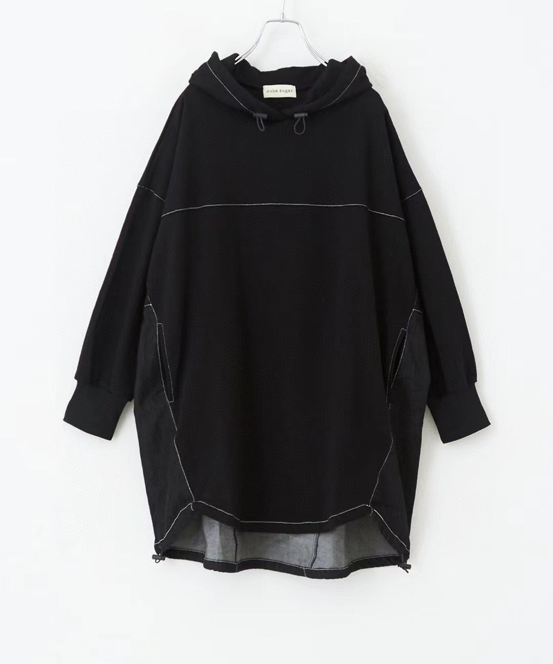 Cube Sugar 牛仔接拼hoodies
