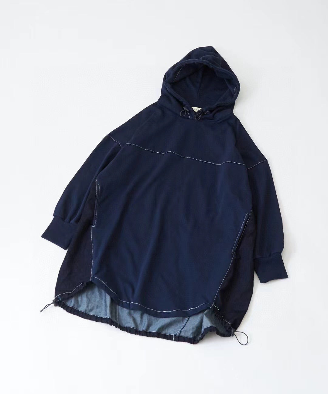 Cube Sugar 牛仔接拼hoodies