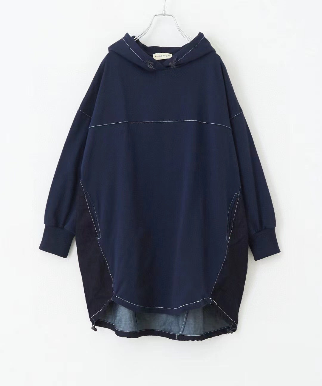 Cube Sugar 牛仔接拼hoodies