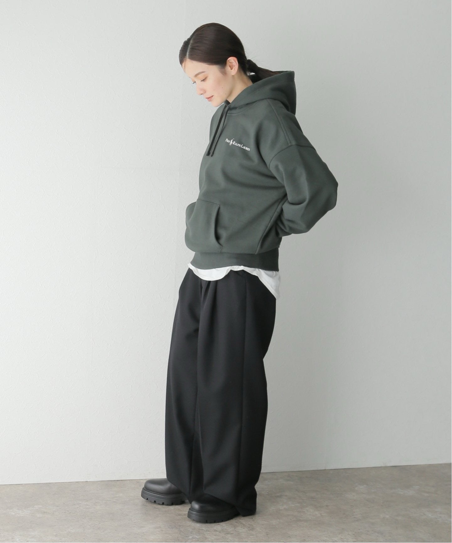 Polo logo印花hoodies