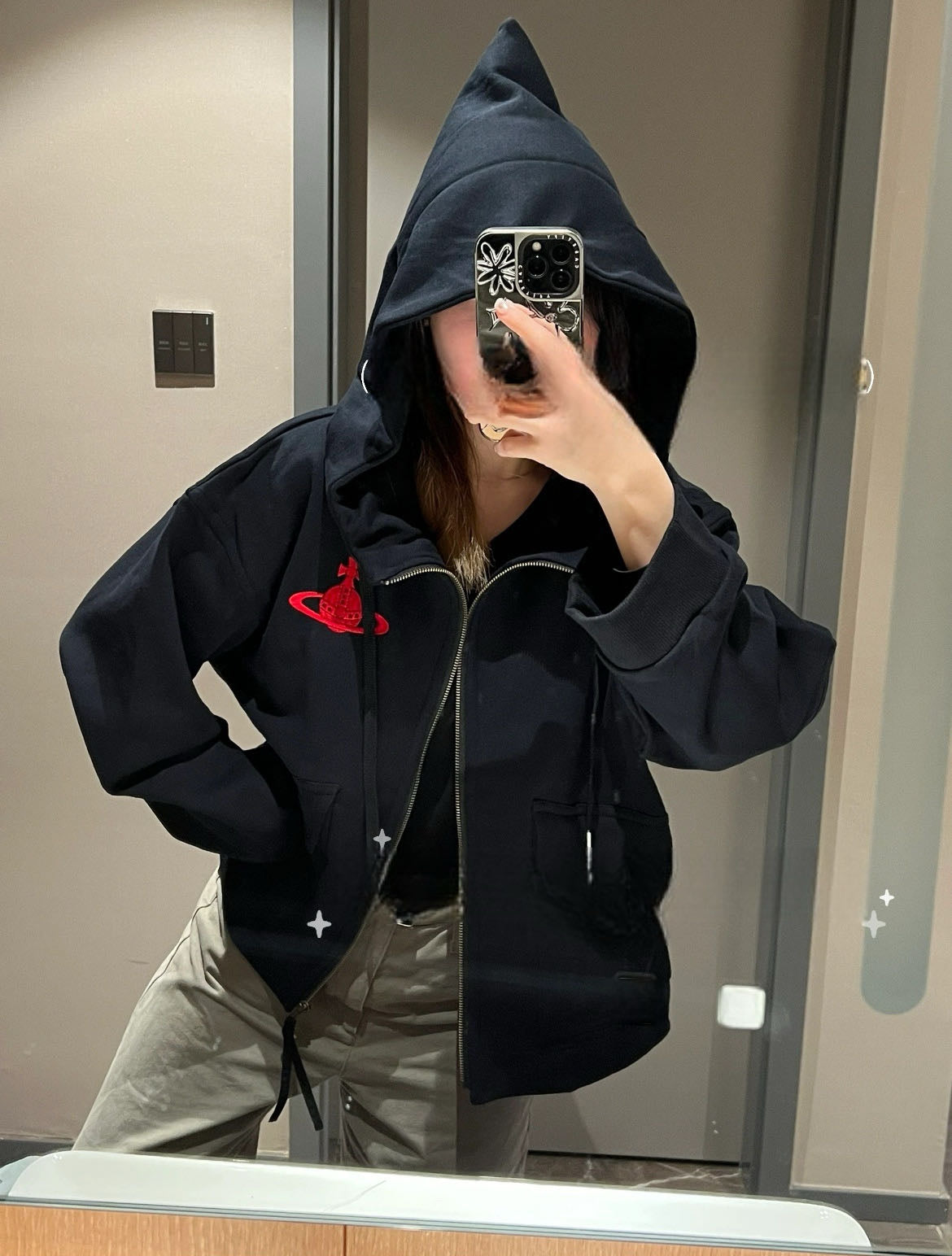 Vivienne Westwood zip hoodies jacket