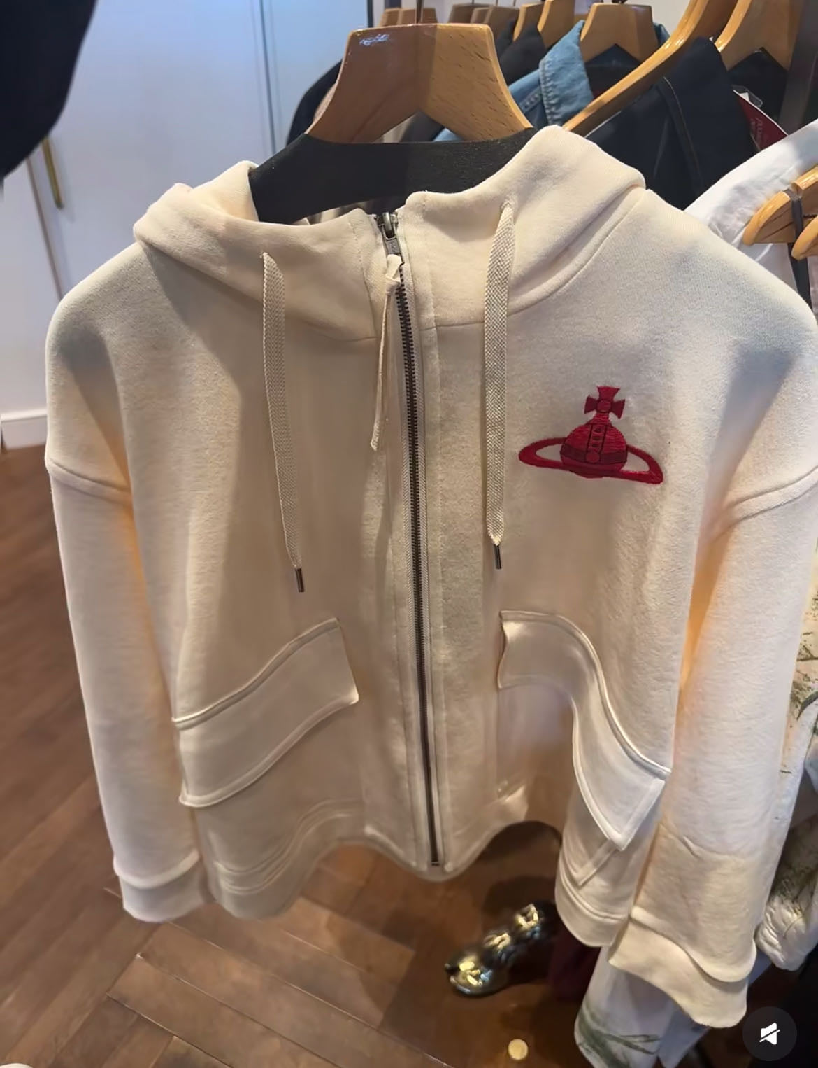 Vivienne Westwood zip hoodies jacket